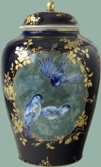 Vázy, tradiční malba na porcelán